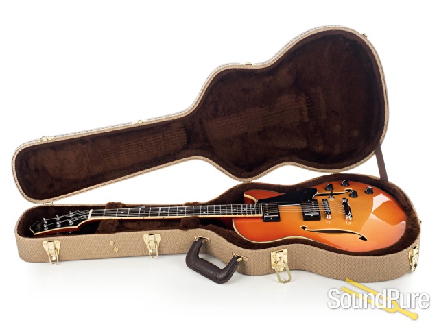 Comins GCS-1ES Tangerine Burst Semi-Hollow Electric #112198 — image 4