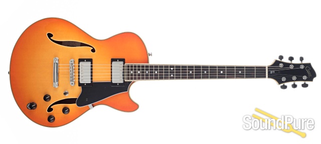 Comins GCS-1ES Tangerine Burst Semi-Hollow Electric #112198 — image 8