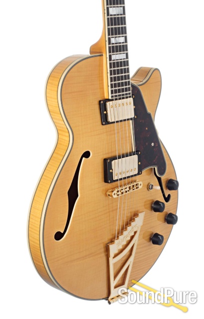D'Angelico EX-SS Natural Archtop Guitar #S13006077- Used — image 3