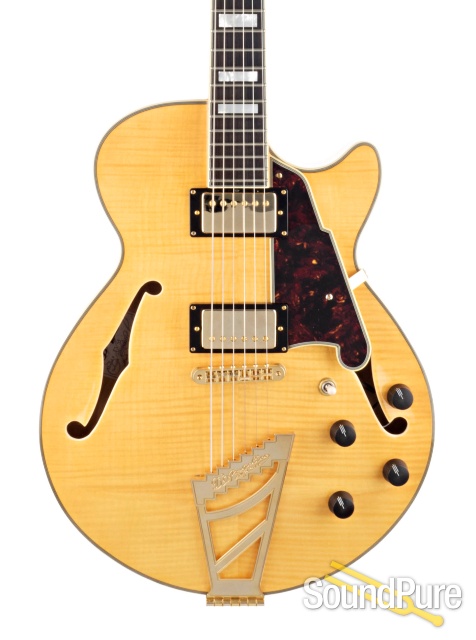 D'Angelico EX-SS Natural Archtop Guitar #S13006077- Used — image 1