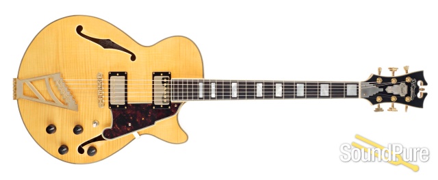 D'Angelico EX-SS Natural Archtop Guitar #S13006077- Used — image 8