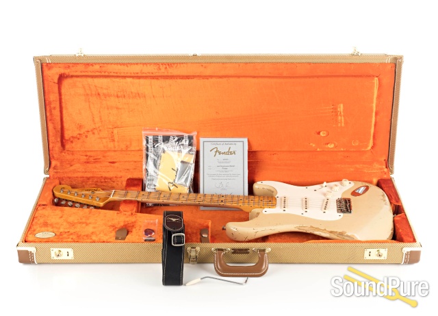 Fender Custom Shop '56 Strat Desert Sand #R64949 - Used — image 4