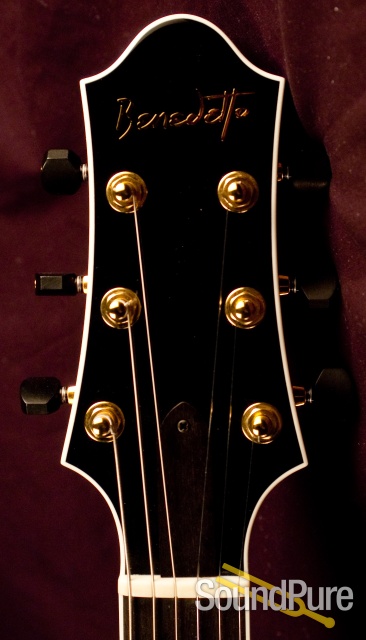 Benedetto Bravo Semi-Hollow One-Off Cherry Archtop Guitar — image 5