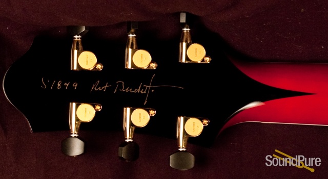 Benedetto Bravo Semi-Hollow One-Off Cherry Archtop Guitar — image 8