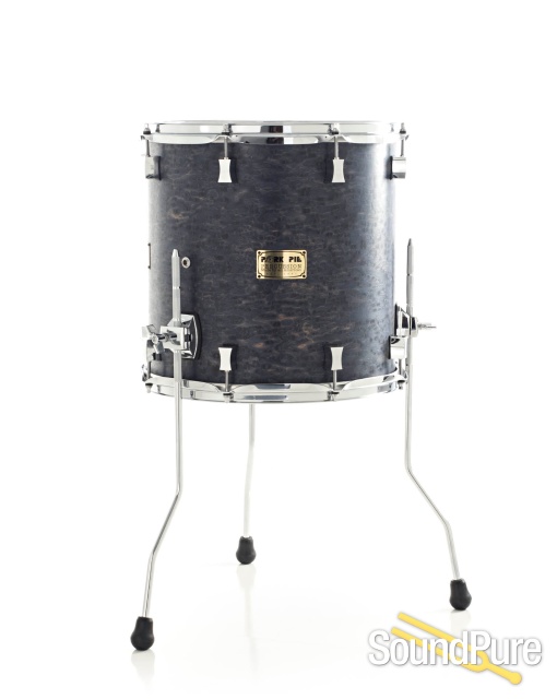 Pork Pie 3pc Maple Drum Set- Brandied Peach-Royal Blue Oil — image 5
