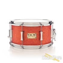 Pork Pie 7x13 Brandied Peach Maple Snare Drum-Orange Oil Pork Pie 7x13 Brandied Peach Maple Snare Drum-Orange Oil