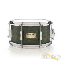 Pork Pie 7x13 Brandied Peach Maple Snare Drum-Green Oil Pork Pie 7x13 Brandied Peach Maple Snare Drum-Green Oil
