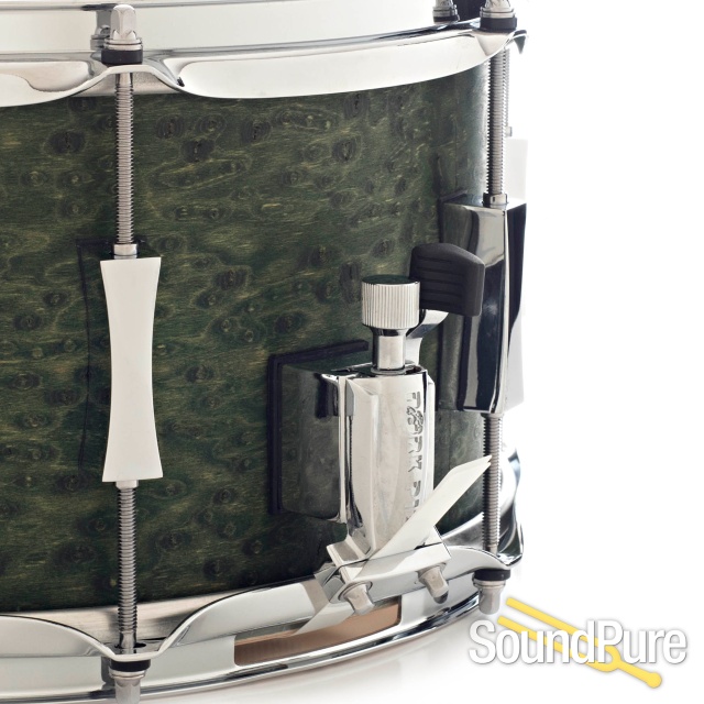 Pork Pie 7x13 Brandied Peach Maple Snare Drum-Green Oil — image 5