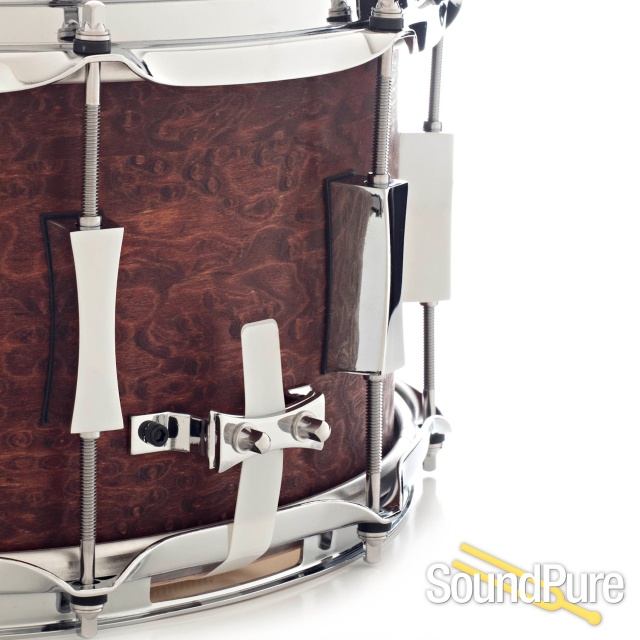 Pork Pie 7x14 Brandied Peach Maple Snare Drum-Rosewood Oil — image 4