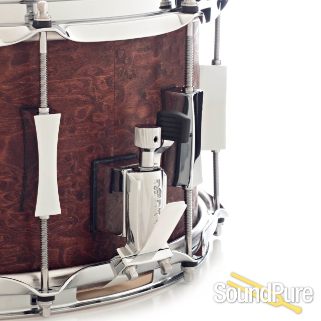 Pork Pie 7x14 Brandied Peach Maple Snare Drum-Rosewood Oil — image 5