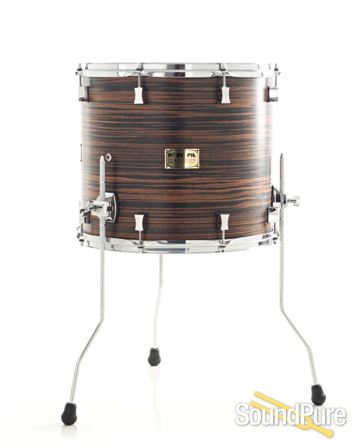 Pork Pie 4pc Maple/Ash Drum Set- Macassar Ebony Veneer — image 3
