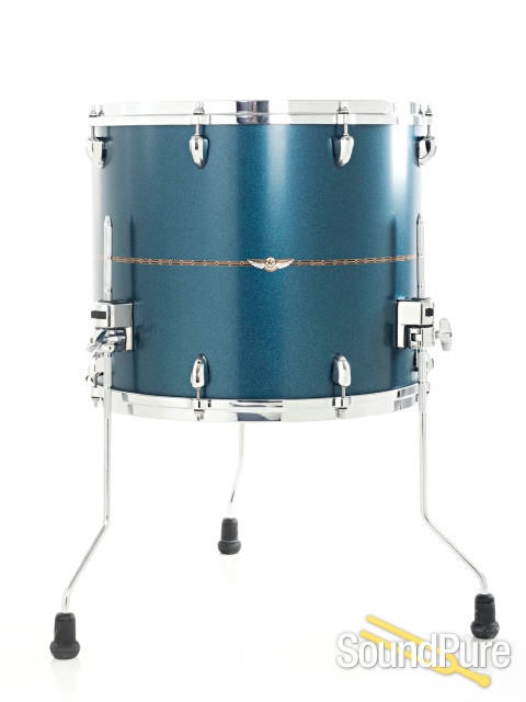 Tama 6pc Star Bubinga Drum Set-Satin Blue Metallic — image 3