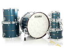 Tama 6pc Star Bubinga Drum Set-Satin Blue Metallic Tama 6pc Star Bubinga Drum Set-Satin Blue Metallic