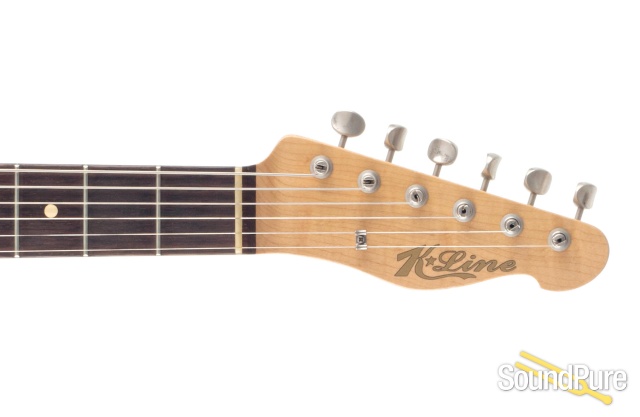K-Line Texola Black Aged Electric Guitar #140097 - Used — image 6