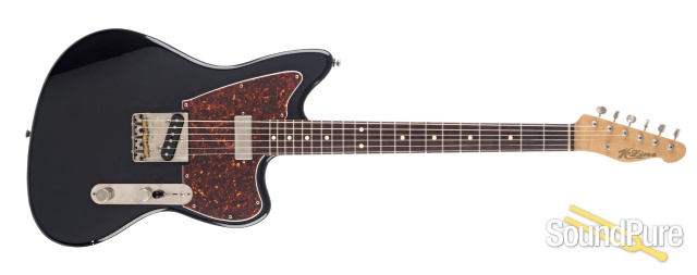 K-Line Texola Black Aged Electric Guitar #140097 - Used — image 9