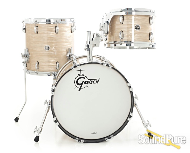 Gretsch 3pc Brooklyn Series Jazz Drum Set-Creme Oyster — image 1