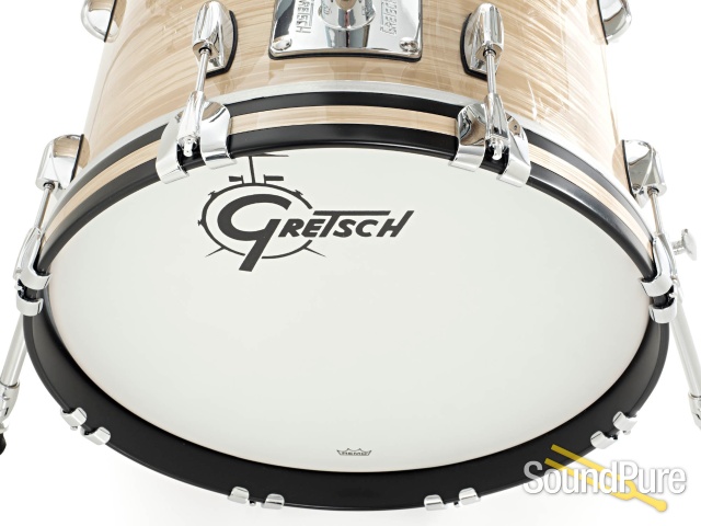 Gretsch 3pc Brooklyn Series Jazz Drum Set-Creme Oyster — image 7