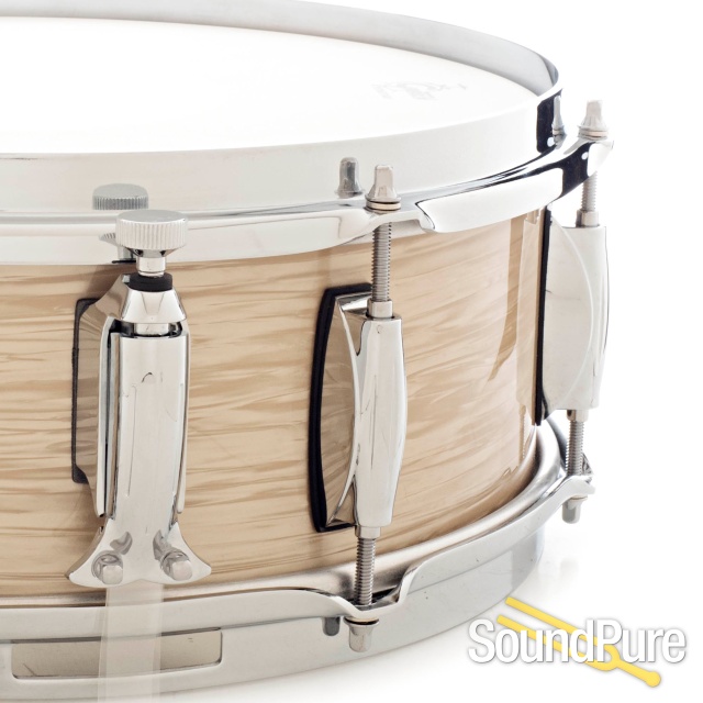 Gretsch 5x14 Brooklyn Series Snare Drum Creme Oyster — image 5