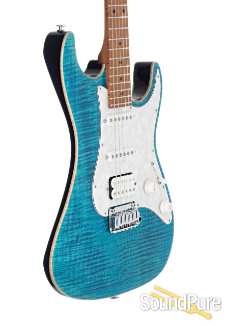 Suhr Standard Plus Bahama Blue Electric Guitar #JS8J9Q — image 3