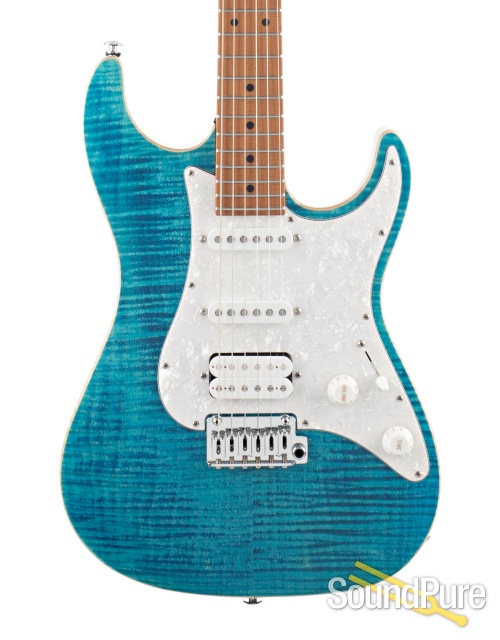 Suhr Standard Plus Bahama Blue Electric Guitar #JS8J9Q — image 1