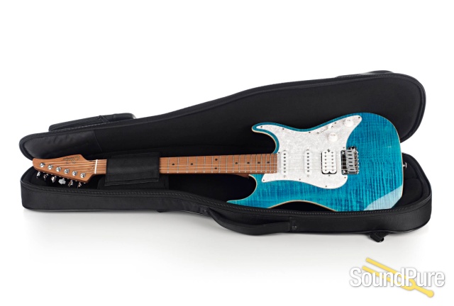 Suhr Standard Plus Bahama Blue Electric Guitar #JS8J9Q — image 4