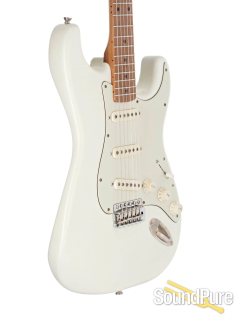 Mario Guitars S-Style Olympic White SSS Electric #420501 — image 4
