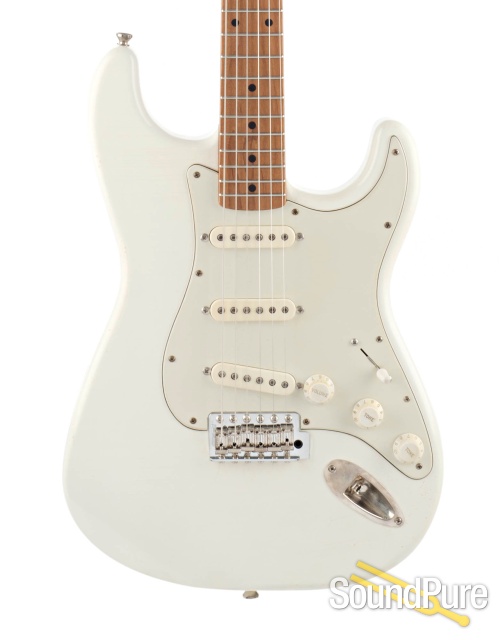 Mario Guitars S-Style Olympic White SSS Electric #420501 — image 1