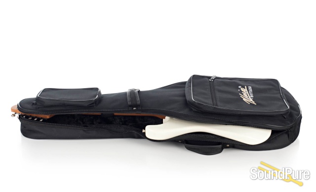 Mario Guitars S-Style Olympic White SSS Electric #420501 — image 5