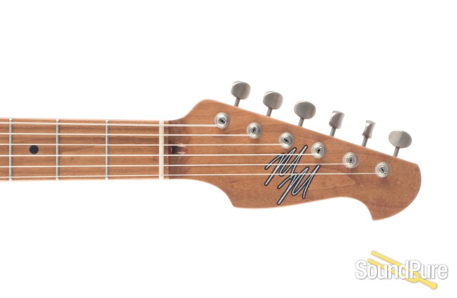 Mario Guitars S-Style Olympic White SSS Electric #420501 — image 6