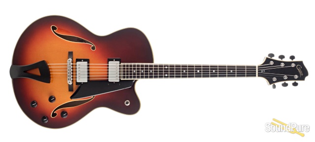 Comins GCS-16-2 Autumn Burst Archtop Guitar #218021 B-Stock — image 4