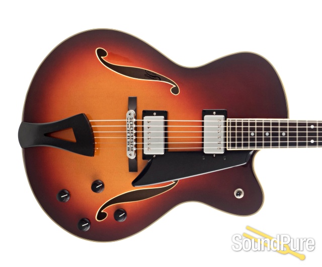 Comins GCS-16-2 Autumn Burst Archtop Guitar #218021 B-Stock — image 7
