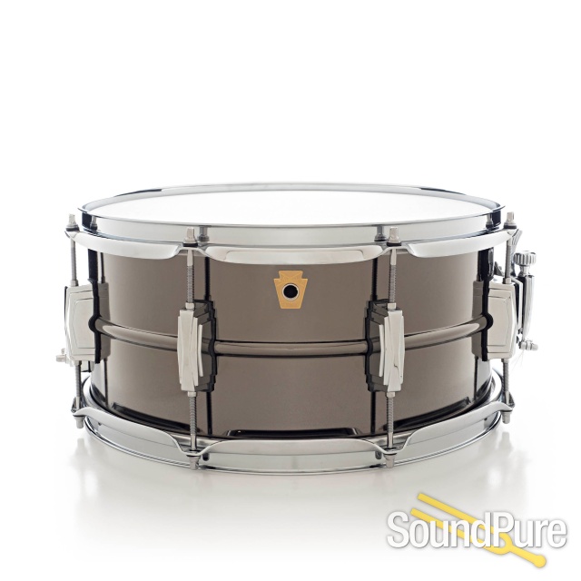 Ludwig 6.5x14 Black Beauty Snare Drum-Imperial Lugs-8 LB415 — image 1