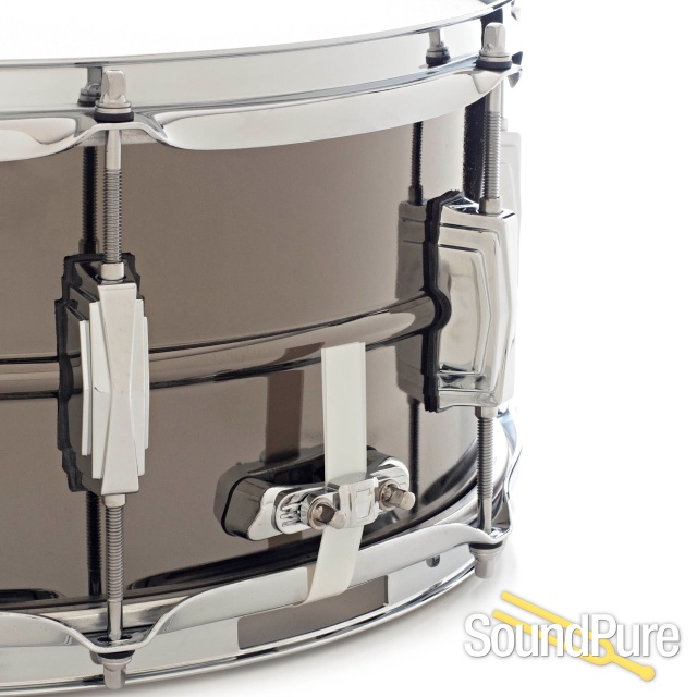 Ludwig 6.5x14 Black Beauty Snare Drum-Imperial Lugs-8 LB415 — image 4