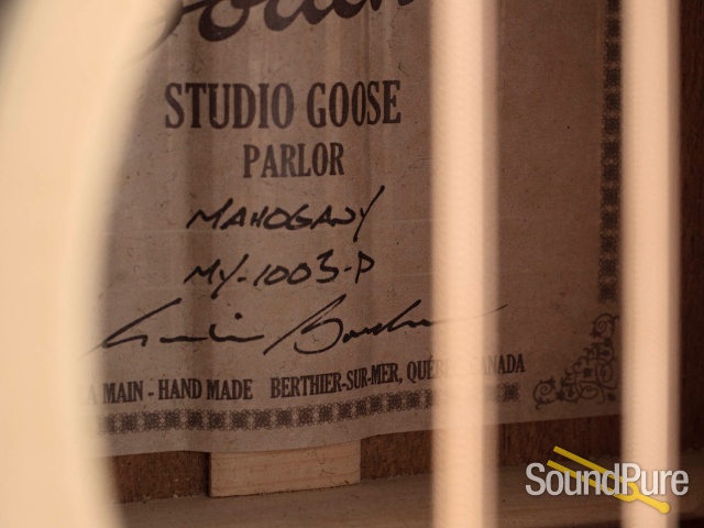 Boucher Parlor Mahogany Acoustic #MY-1003-P - Used — image 3