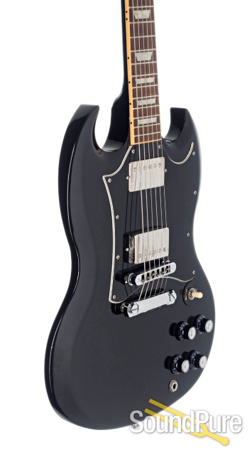 Gibson SG Standard Black Electric Guitar #02786432 - Used — image 3