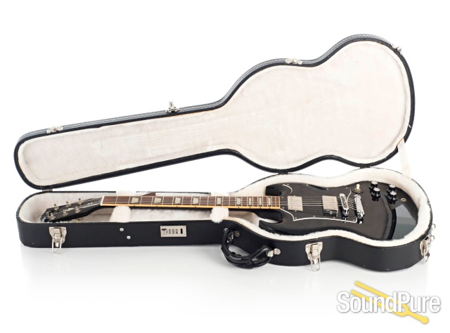 Gibson SG Standard Black Electric Guitar #02786432 - Used — image 4