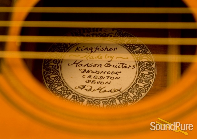 Andrew Manson Kingfisher Custom Model Acoustic Guitar- NICE!!!!! — image 12