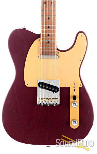 Suhr Andy Wood Modern T Iron Red Electric #JS0M7P B-Stock — image 1