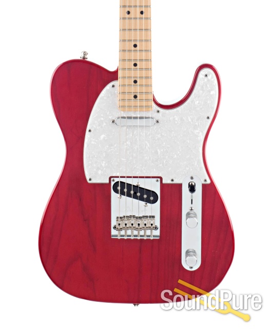 Fender American Std Trans Red Telecaster #US12304956 - Used — image 1