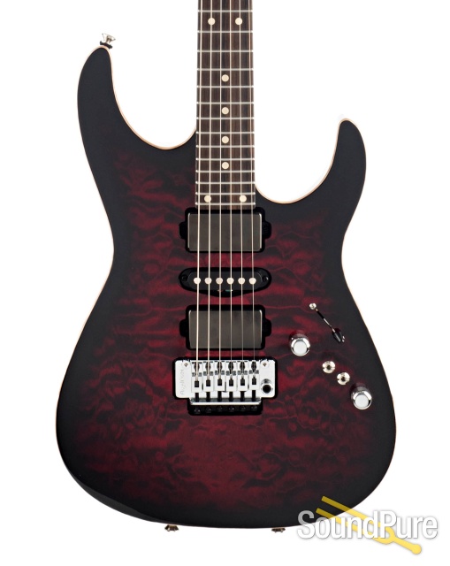 Anderson Angel Cajun Red/Black Burst Electric  #04-25-20P — image 1