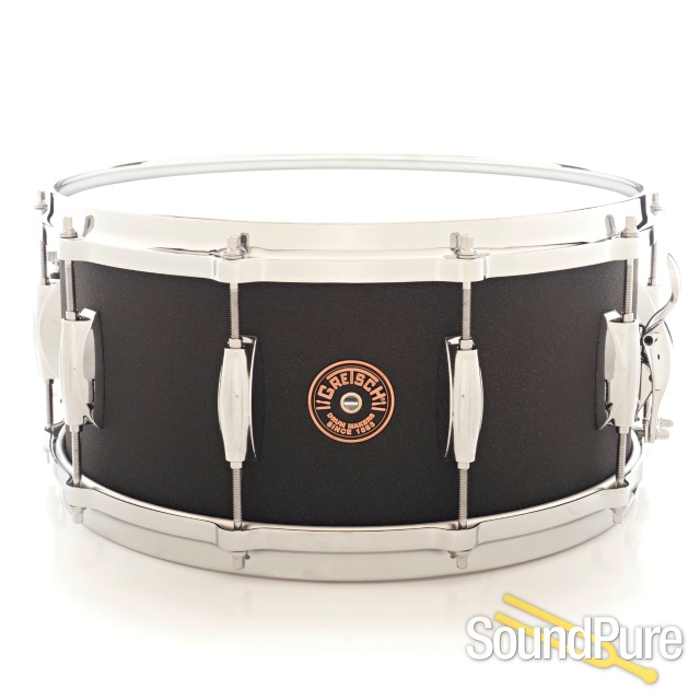 Gretsch 6.5X14 USA Custom Black Copper Snare Drum — image 1