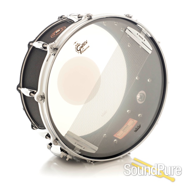 Gretsch 6.5X14 USA Custom Black Copper Snare Drum — image 2