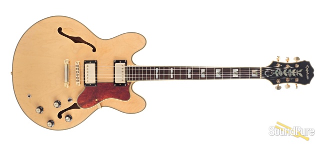 Epiphone Sheraton II Blonde Semi-Hollow #105043333 - Used — image 8