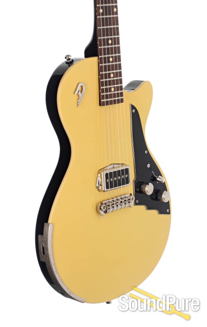Duesenberg Dragster TV Yellow Electric Guitar #111812 - Used — image 3
