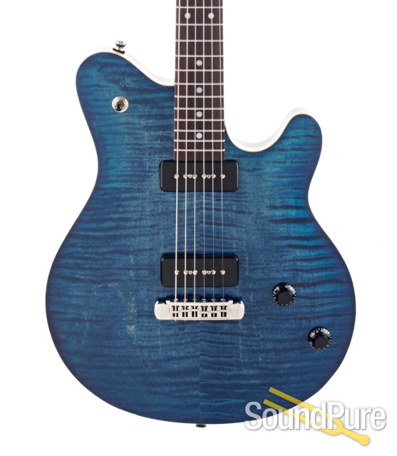 Michael Tuttle Carve Top Deluxe Trans Blue #25 — image 1