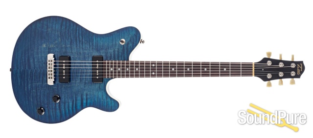 Michael Tuttle Carve Top Deluxe Trans Blue #25 — image 8
