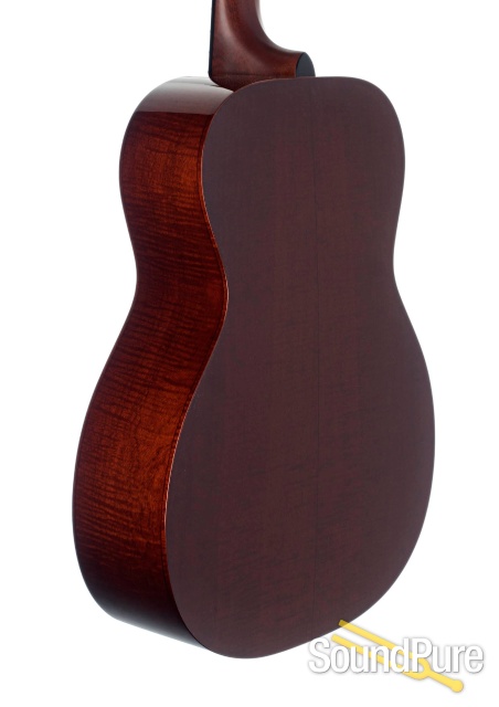 Santa Cruz OM/PW Cedar/Figured Hog SS Acoustic #5236 — image 4