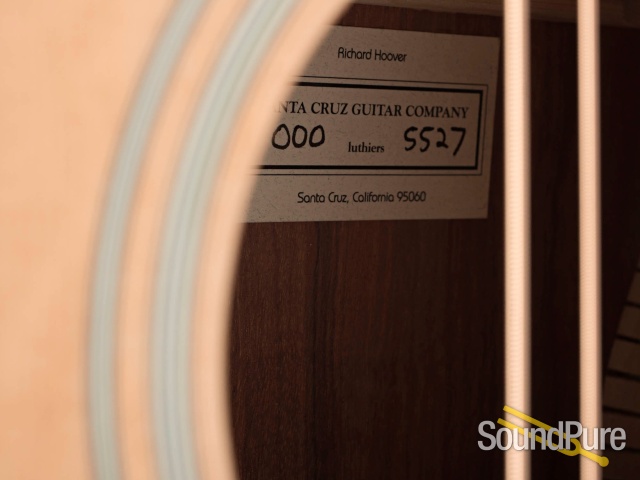Santa Cruz Bear Claw Spruce/Granadillo OOO Acoustic #5527 — image 5