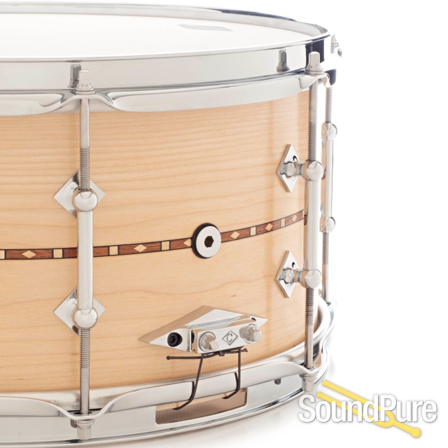 Craviotto 7x14 Maple Custom Snare Drum-Inlay 8 Lug — image 3