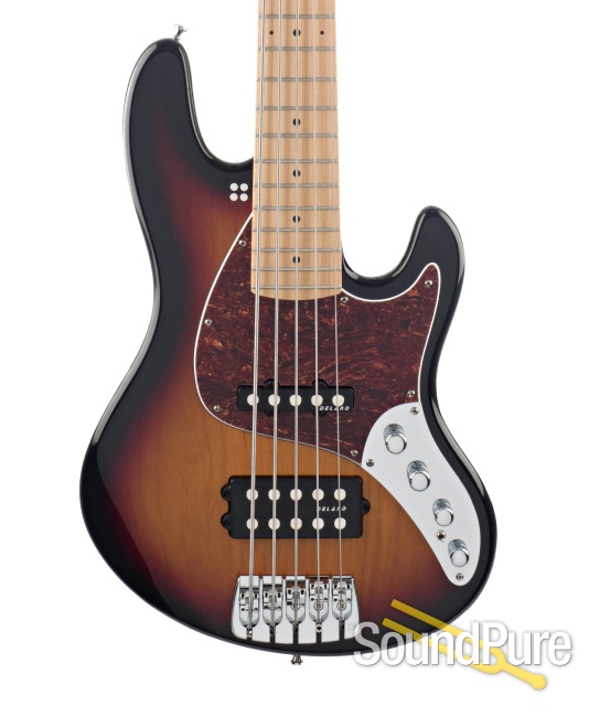 Sandberg California TM5 3-Tone Sunburst 5-String Bass #35190 — image 1